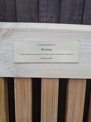 Blessing's bench