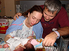 Emily and Hayden, twins discordant for anencephaly