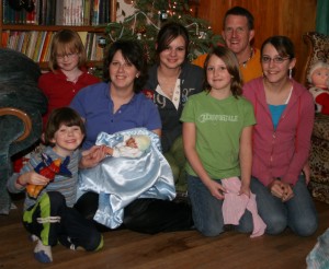 Isaac Ayden and his family