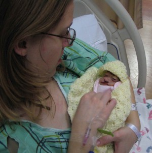 Julie with mom