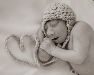 Kaden, baby with anencephaly