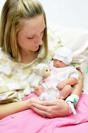 Rachel Alice Aube, baby with anencephaly