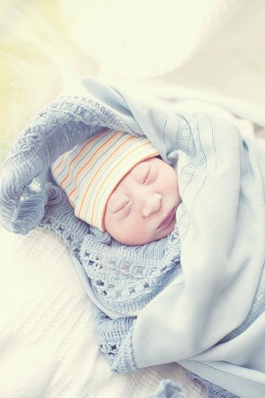 Ryder William, baby in Anencephalie